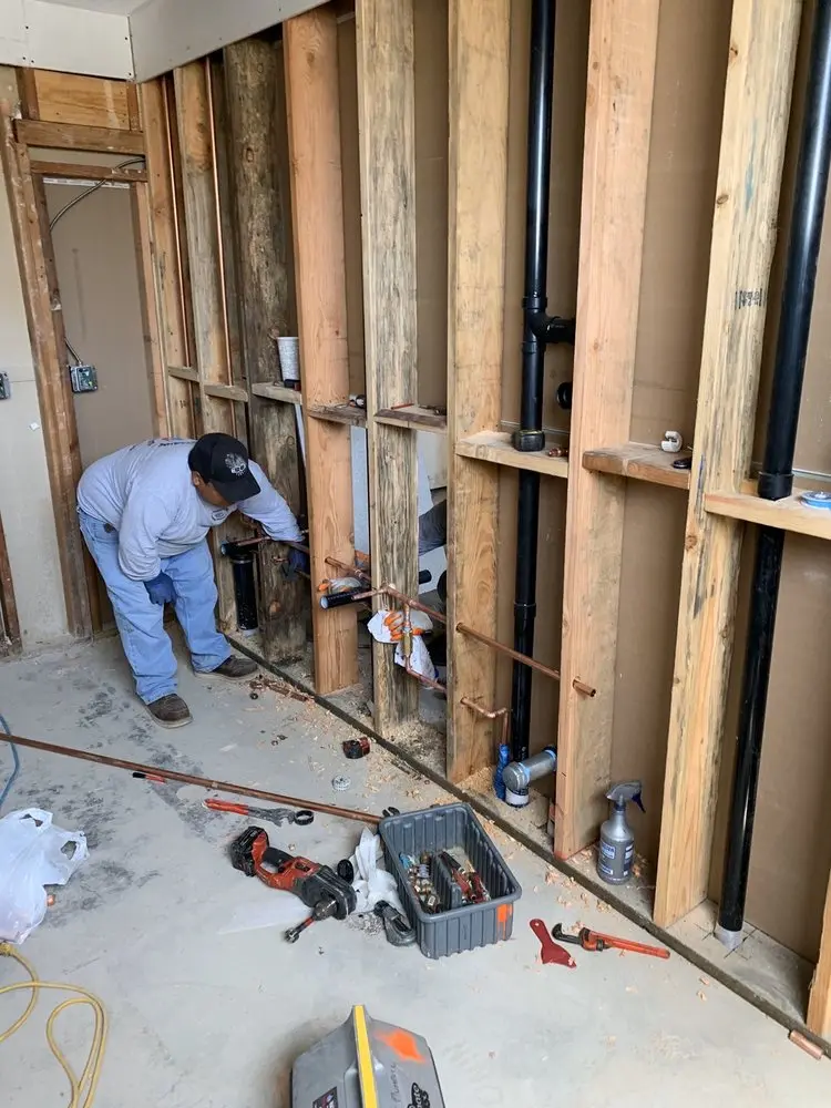 Commercial rough-in plumbing for Gas Line Repair in West Salisbury
